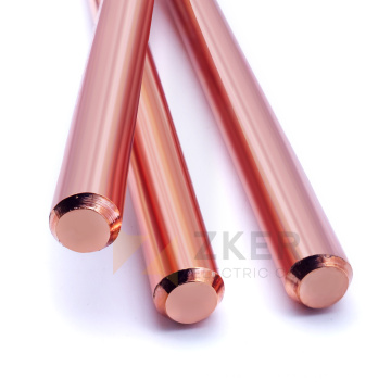 Copper Layer 0.25mm 17.2mm  16mm 5/8'' 3/4'' 8ft 10ft  Copper weld rod ground rod earth rod